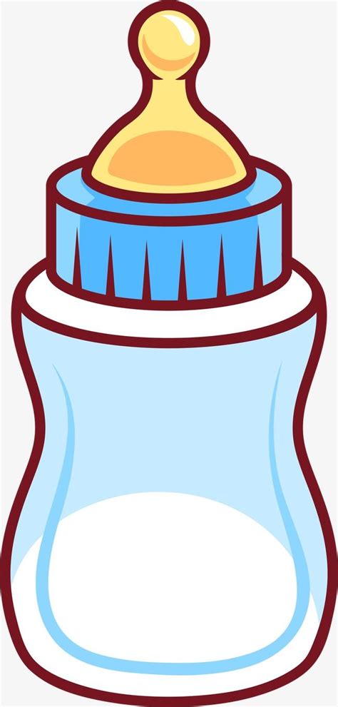 Baby Bottles Clipart Vector, Baby Bottle, Bottle Clipart, Baby, Feeding ...