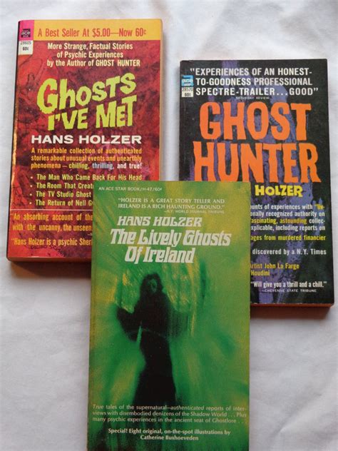 Vintage Ghost Hunter Books by Hans Holzer including