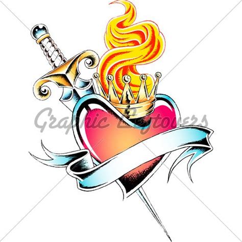 Pin by Tattoomaze on tattoos | Fire tattoo, Heart tattoo, Sacred heart tattoos