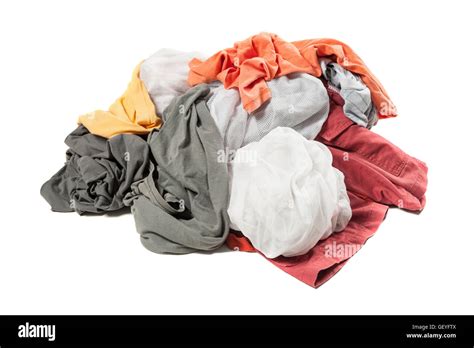 Pile of crumpled clothes hi-res stock photography and images - Alamy