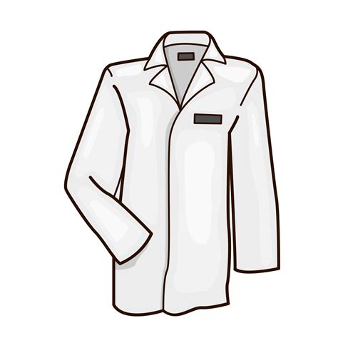 Lab coat vector illustration 9651936 Vector Art at Vecteezy