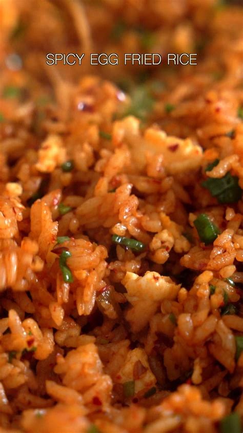 Spicy Egg Fried Rice [Video] | Recipe [Video] in 2023 | Healthy ...