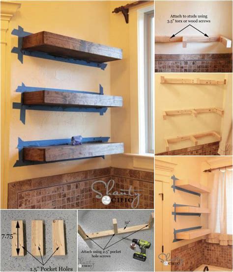 50 DIY Shelves - Build Your own Shelves ⋆ DIY Crafts