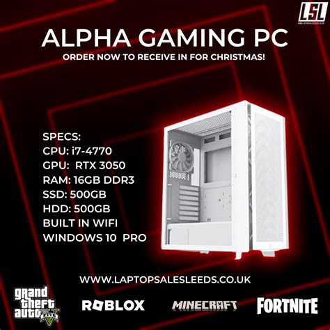 ALPHA GAMING PC - Laptop Sales Leeds