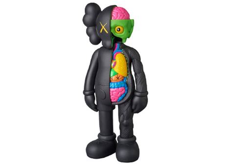 KAWS Companion Flayed Open Edition Vinyl Figure Black | Art toy, Vinyl ...