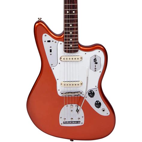 Fender Johnny Marr Jaguar Electric Guitar Metallic KO Rosewood Fingerboard - Woodwind & Brasswind