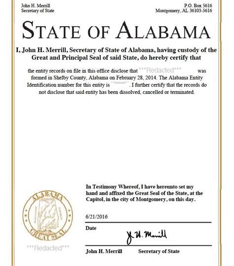 alabama secretary of state forms - LLC Bible