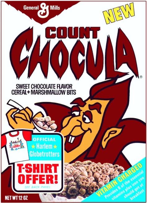 Count Chocula Early Version Cereal Box Stand-Up Display by kiss76