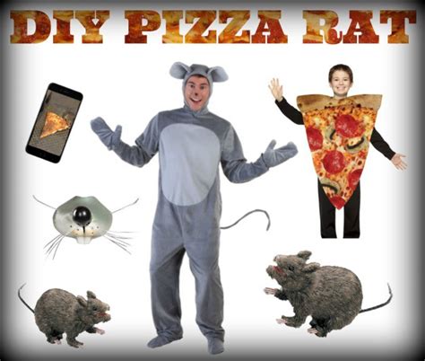 DIY Pizza Rat Halloween Costume - Halloween Costumes Blog