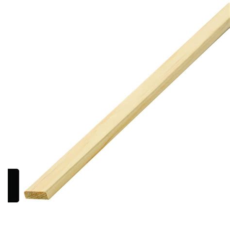 Alexandria Moulding WM 142 1/4 in. x 3/4 in. x 96 in. Pine Screen Moulding-0W142-20096C - The ...