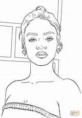 Rihanna coloring page  Free Printable Coloring Pages sketch template