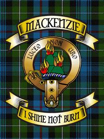 Mackenzie Clan Tartan | Original Metal Sign Company