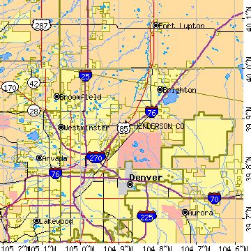 Where Is Henderson Colorado Map - United States Map