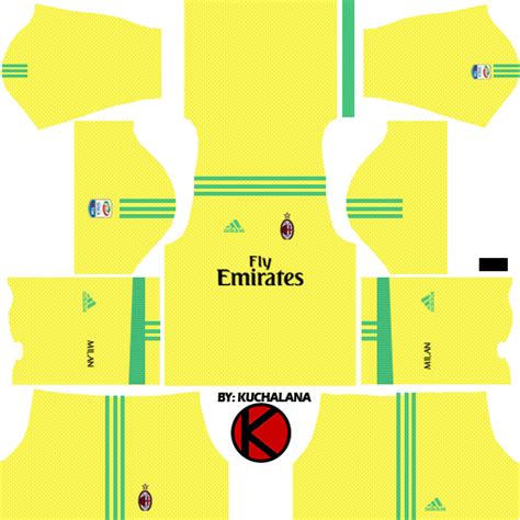 AC Milan Kits 2017/2018 - Dream League Soccer - Kuchalana