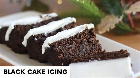 How to make Icing for Black Cake | Guyanese Black Cake | Caribbean Rum ...