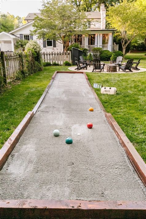 DIY Bocce Ball Court - Bless'er House