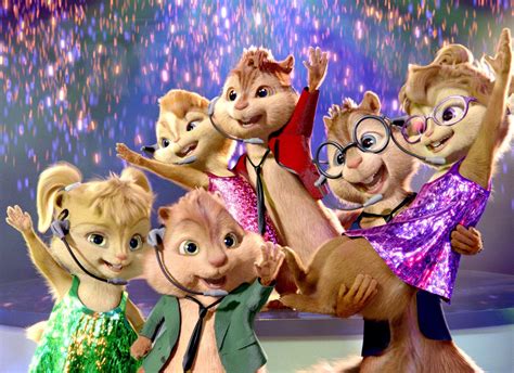 Alvin And The Chipmunks The Squeakquel Girls Wallpaper