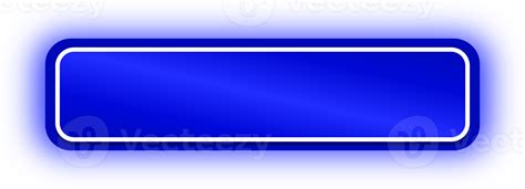 Blue Neon Button, Glowing Neon Button 10975682 PNG