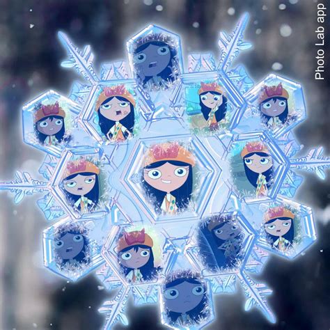 Isabella the Fireside Girl snowflake collage by Darkmegafan01 on DeviantArt