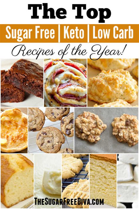 Top Sugar Free Keto and Low Carb Recipes for the Year - THE SUGAR FREE DIVA