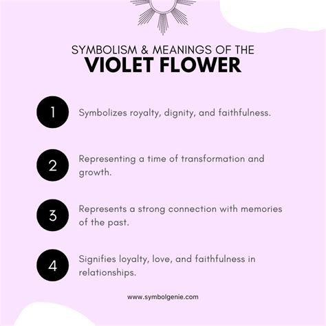 Violet Flower: Symbolism, Meanings, and History - Symbol Genie