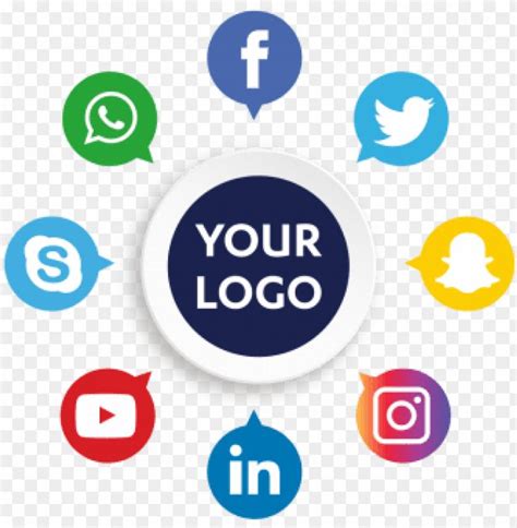 Social Media Icons Social Media Icon And Vector - Digital Media Icon Png - Free PNG Images ID ...