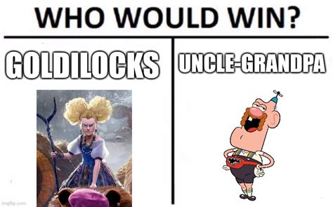 Goldilocks vs Uncle-Grandpa - Imgflip