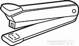 Stapler Clipartmag Drawing Sketch Coloring Page sketch template
