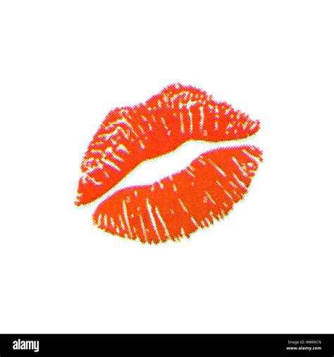 Kiss mark emoticon Stock Photo - Alamy