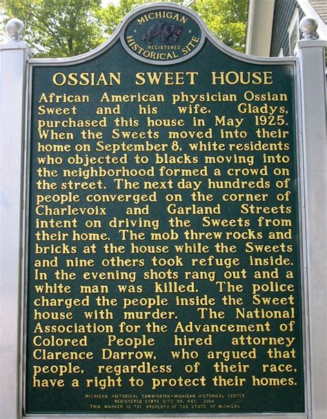 WORDS FROM MURPHY BROWNE: OSSIAN AND GLADYS SWEET SEPTEMBER 1925