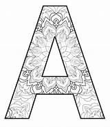 Coloring Pages For Alphabet Letters sketch template