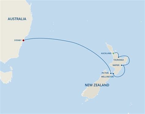 Cruises from New Zealand to Australia - 2024-2027 Seasons