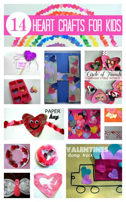 14 Heart Crafts & Activities For Kids