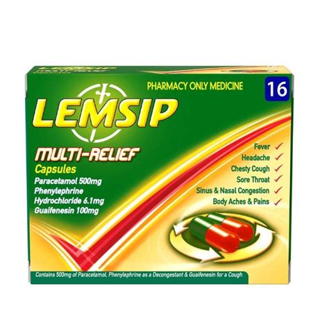 Lemsip Multi Relief Capsules - Phelan's Pharmacy