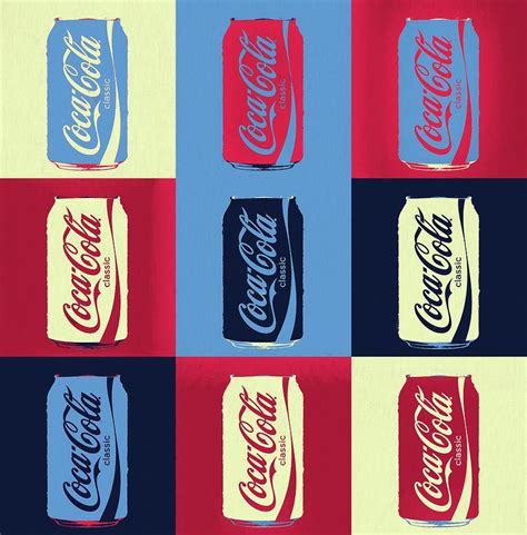 Coca Cola Can Pop Art by Dan Sproul Coca Cola Vintage, Coca Cola Can ...