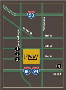 Purdue University Northwest Quick Tour And Printable Map | Northwest ...