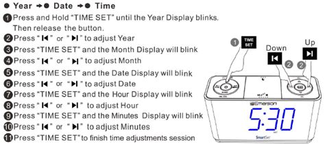 Emerson Alarm Clock [CKS1507 w/ Radio] User Manual - ItsManual