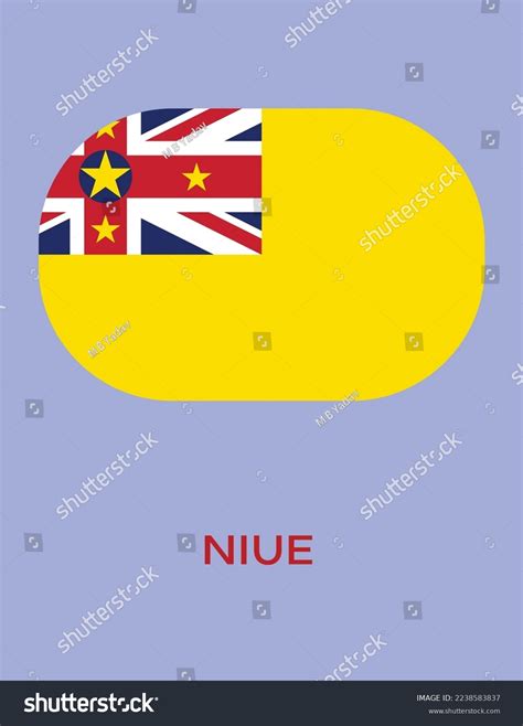 Flag Niue Niue Flag Vector Illustration Stock Vector (Royalty Free ...