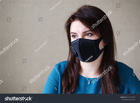 Sad Girl Black Mask On Her Stock Photo 1917332297 | Shutterstock