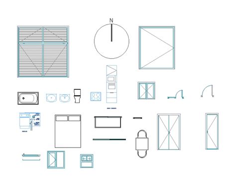 Dynamic blocks in AutoCAD | Download CAD free (390.83 KB) | Bibliocad