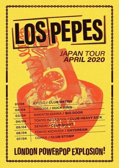 Los Pepes Japan tour 2020 announced（キャンセル）│PUNX SAVE THE EARTH