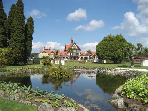 Rotorua, New Zealand stock photo. Image of garden, exquisite - 9014382