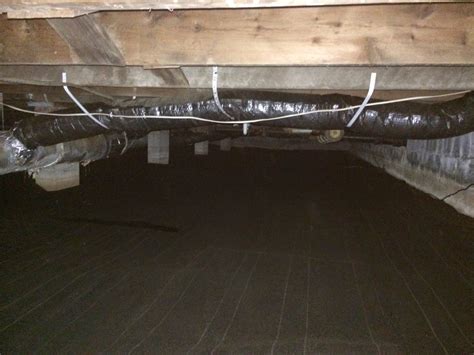 HappyLeeHome: DIY Crawl Space Encapsulation on a Budget: Day 2 - Prepare for New Vapor Barrier