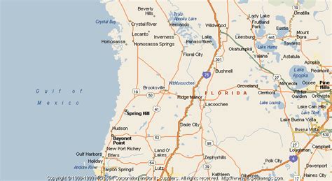 Map of Brooksville