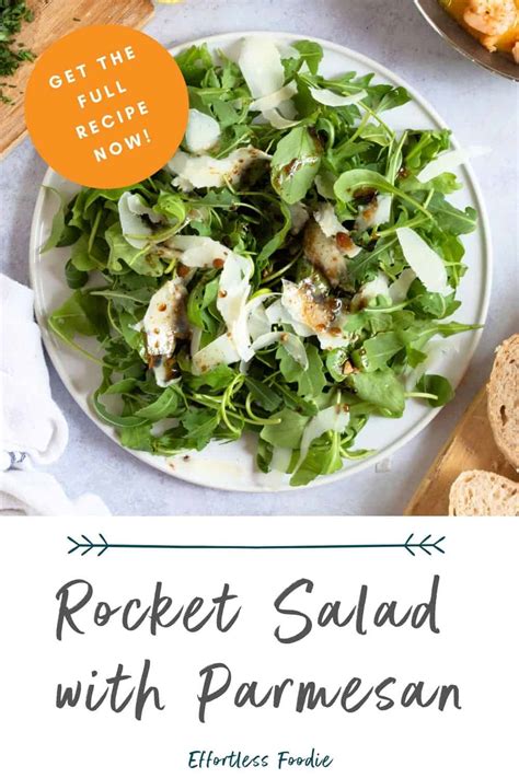 Easy Rocket Salad with Parmesan - Effortless Foodie