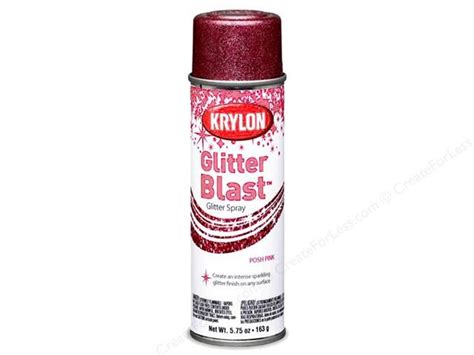 Krylon Glitter Blast Paint Posh Pink 5.75oz | Glitter blast spray paint, Glitter spray paint ...