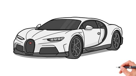 Bugatti Chiron Coloring Page Elegant How To Draw A Bugatti Chiron | The ...