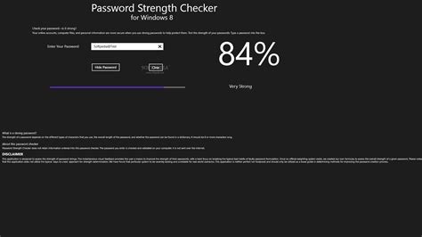 Password Strength Checker for Windows 8 1.0.0.0 - Download, Review ...