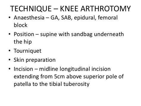 Principles of arthrotomy & arthrocentesis