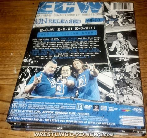 Exclusive: Pre-Release Photos of WWE’s New ‘ECW UNRELEASED Vol. 3’ DVD | Wrestling DVD Network